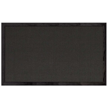 United Visual Products Combo Board, 18"x24", Bronze Frame/Black Porcelain & Forbo UVDECORK1824BZ-BLKPORC-FORBO